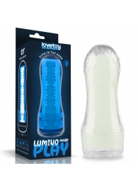 Светящийся в темноте мастурбатор Lumino Play Masturbator Ribbed - Lovetoy - в Йошкар-Оле купить с доставкой