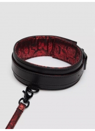 Стильный ошейник с поводком Reversible Faux Leather Collar and Lead - Fifty Shades of Grey - купить с доставкой в Йошкар-Оле