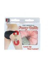 Металлические наручники с розовой меховой опушкой METAL HANDCUFF WITH PLUSH PINK - Dream Toys - купить с доставкой в Йошкар-Оле