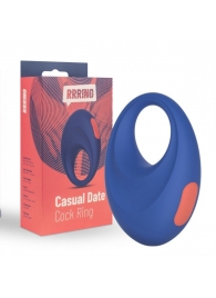 Синее эрекционное кольцо RRRING Casual Date Cock Ring - FeelzToys - в Йошкар-Оле купить с доставкой