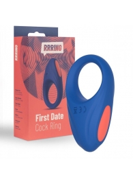 Синее эрекционное кольцо RRRING First Date Cock Ring - FeelzToys - в Йошкар-Оле купить с доставкой