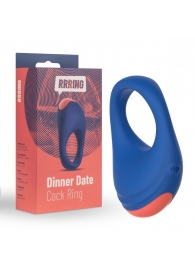 Синее эрекционное кольцо RRRING Dinner Date Cock Ring - FeelzToys - в Йошкар-Оле купить с доставкой