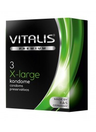 Презервативы увеличенного размера VITALIS PREMIUM x-large - 3 шт. - Vitalis - купить с доставкой в Йошкар-Оле