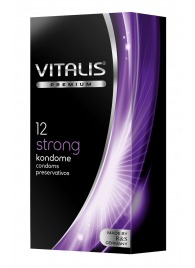 Презервативы с утолщённой стенкой VITALIS PREMIUM strong - 12 шт. - Vitalis - купить с доставкой в Йошкар-Оле