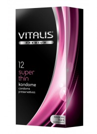 Ультратонкие презервативы VITALIS PREMIUM super thin - 12 шт. - Vitalis - купить с доставкой в Йошкар-Оле