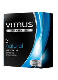 Классические презервативы VITALIS PREMIUM natural - 3 шт. - Vitalis - купить с доставкой в Йошкар-Оле