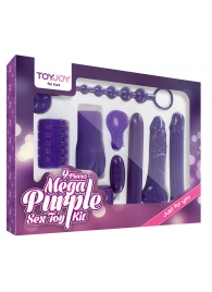 Эротический набор Toy Joy Mega Purple - Toy Joy - купить с доставкой в Йошкар-Оле