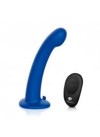 Синяя насадка Remote Control P-Spot G-Spot с черными трусиками - 20 см. - Pegasus - купить с доставкой в Йошкар-Оле