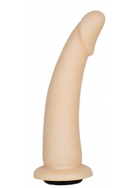 Телесная гладкая насадка-фаллоимитатор Harness - 17 см. - LOVETOY (А-Полимер) - купить с доставкой в Йошкар-Оле