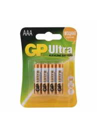 Батарейки алкалиновые GP Ultra Alkaline 24А AАA/LR03 - 4 шт. - Элементы питания - купить с доставкой в Йошкар-Оле