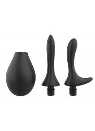 Черный анальный душ Nexus Anal Douche Set с 2 сменными насадками - Nexus Range - купить с доставкой в Йошкар-Оле