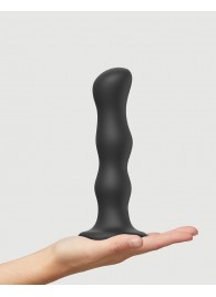 Черная насадка Strap-On-Me Dildo Geisha Balls size XL - Strap-on-me - купить с доставкой в Йошкар-Оле