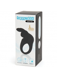 Черное эрекционное виброкольцо Happy Rabbit Rechargeable Rabbit Cock Ring - Happy Rabbit - в Йошкар-Оле купить с доставкой