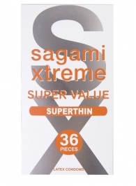 Ультратонкие презервативы Sagami Xtreme Superthin - 36 шт. - Sagami - купить с доставкой в Йошкар-Оле