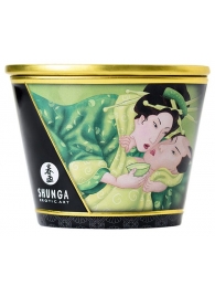 Массажная свеча Exotic Green Tea с ароматом зелёного чая - 170 мл. - Shunga - купить с доставкой в Йошкар-Оле