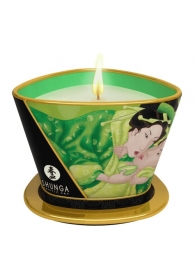 Массажная свеча Exotic Green Tea с ароматом зелёного чая - 170 мл. - Shunga - купить с доставкой в Йошкар-Оле