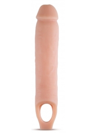 Телесная насадка на пенис 11.5 Inch Cock Sheath Penis Extender - 29,2 см. - Blush Novelties - в Йошкар-Оле купить с доставкой