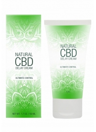 Крем-пролонгатор Natural CBD Delay Cream - 50 мл. - Shots Media BV - купить с доставкой в Йошкар-Оле