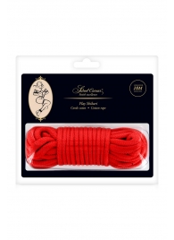 Красная веревка для фиксации - 10 м. - Sweet Caress - купить с доставкой в Йошкар-Оле