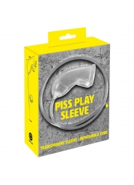 Прозрачная насадка на пенис Piss Play Sleeve для игр с мочеиспусканием - Orion - купить с доставкой в Йошкар-Оле