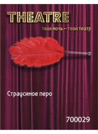 Красное страусовое пёрышко - ToyFa - купить с доставкой в Йошкар-Оле