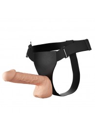 Женский поясной страпон с вибрацией - 26 см. - Baile - купить с доставкой в Йошкар-Оле