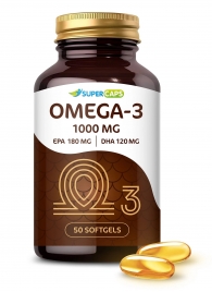 Пищевая добавка SuperCaps OMEGA-3 - 50 капсул (1000 мг) - SuperCaps - купить с доставкой в Йошкар-Оле
