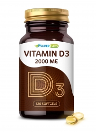 Пищевая добавка SuperCaps VITAMIN D3 2000 ME - 120 капсул - SuperCaps - купить с доставкой в Йошкар-Оле