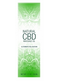 Массажное масло Natural CBD Massage Oil - 50 мл. - Shots Media BV - купить с доставкой в Йошкар-Оле