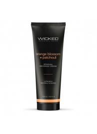 Массажный легкий крем WICKED Orange Blossom plus Patchouli - 120 мл. - Wicked - купить с доставкой в Йошкар-Оле