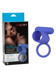 Синее эрекционное виброкольцо Silicone Rechargeable Endless Desires Enhancer - California Exotic Novelties - в Йошкар-Оле купить с доставкой