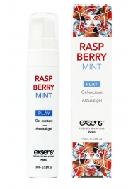 Возбуждающий гель Raspberry Mint с ароматом малины и мяты - 15 мл. - Exsens - купить с доставкой в Йошкар-Оле