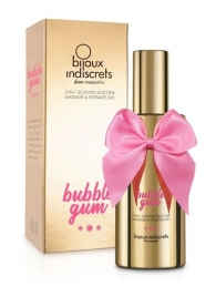 Гель с ароматом жвачки Bubblegum 2-in-1 Scented Silicone Massage And Intimate Gel - 100 мл. - Bijoux Indiscrets - купить с доставкой в Йошкар-Оле