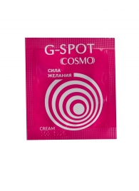 Стимулирующий интимный крем для женщин Cosmo G-spot - 2 гр. - Биоритм - купить с доставкой в Йошкар-Оле