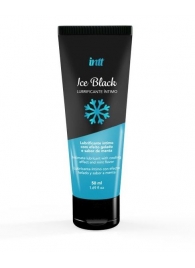 Лубрикант на водной основе Ice Black с ледяным эффектом - 50 мл. - INTT - купить с доставкой в Йошкар-Оле