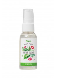 Съедобная гель-смазка Yovee «Мятный поцелуй» с Д-пантенолом и вкусом мяты - 50 мл. - ToyFa - купить с доставкой в Йошкар-Оле