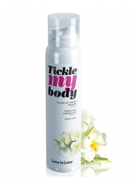 Массажная хрустящая пенка Tickle My Body Monoi с ароматом моной - 150 мл. - Love to Love - купить с доставкой в Йошкар-Оле