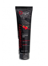 Интимный гель на водной основе Lube Tube Strawberry с клубничным вкусом - 100 мл. - ORGIE - купить с доставкой в Йошкар-Оле