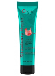 Съедобный интимный гель Orgie Lube Tube Cocktail Strawberry Mojito - 100 мл. - ORGIE - купить с доставкой в Йошкар-Оле