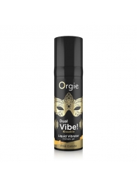 Съедобный гель Dual Vibe Pina Colada с эффектом вибрации и вкусом коктейля пина колада - 15 мл. - ORGIE - купить с доставкой в Йошкар-Оле