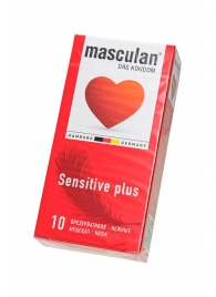 Презервативы Masculan Sensitive plus - 10 шт. - Masculan - купить с доставкой в Йошкар-Оле