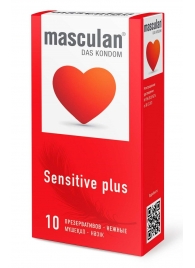 Презервативы Masculan Sensitive plus - 10 шт. - Masculan - купить с доставкой в Йошкар-Оле