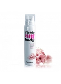 Массажная хрустящая пенка Tickle My Body Cherry Blossom с ароматом вишневого цвета - 150 мл. - Love to Love - купить с доставкой в Йошкар-Оле