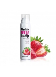 Массажная хрустящая пенка Tickle My Body Strawberry с ароматом клубники - 150 мл. - Love to Love - купить с доставкой в Йошкар-Оле