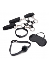 Набор для фиксации из 7 предметов Hogtie   Ball Gag Kit - Lux Fetish - купить с доставкой в Йошкар-Оле