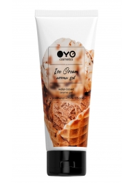 Лубрикант на водной основе OYO Aroma Gel Ice Cream с ароматом пломбира - 75 мл. - OYO - купить с доставкой в Йошкар-Оле