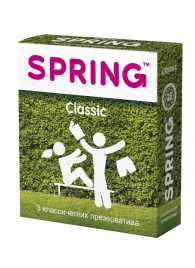 Классические презервативы SPRING CLASSIC - 3 шт. - SPRING - купить с доставкой в Йошкар-Оле