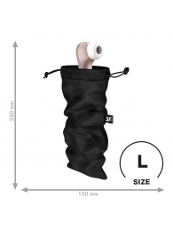 Черный мешочек для хранения игрушек Treasure Bag L - Satisfyer - купить с доставкой в Йошкар-Оле