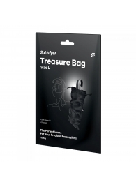 Черный мешочек для хранения игрушек Treasure Bag L - Satisfyer - купить с доставкой в Йошкар-Оле