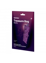 Фиолетовый мешочек для хранения игрушек Treasure Bag XL - Satisfyer - купить с доставкой в Йошкар-Оле